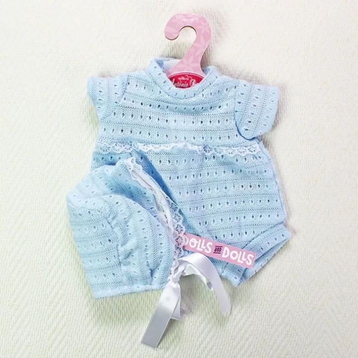 Tenue de poupée Antonio Juan 33-34 cm - Barboteuse bleue avec chapeau