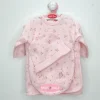Tenue de poupée Antonio Juan 40-42 cm - Collection Sweet Reborn - Pyjama imprimé fleur rose avec chapeau et couverture