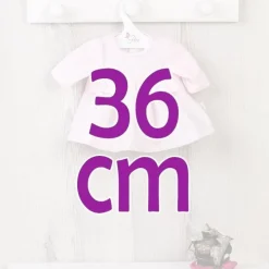 Tenue de poupée Así 36 cm - Robe vichy rose avec poitrine pour Guille