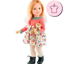 Tenue de poupée Paola Reina 60 cm - Las Reinas - Robe à cerises de Belén