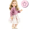 Tenue de poupée Paola Reina 60 cm - Las Reinas - Alma - Pull violet et une jupe fleurie