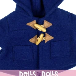 Tenue de poupée Rubens Barn 36 cm - Tenue pour Rubens Ark et Kids - Manteau bleu