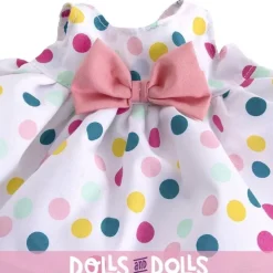 Tenue de poupée Rubens Barn 36 cm - Tenue pour Rubens Ark et Kids - Robe à pois