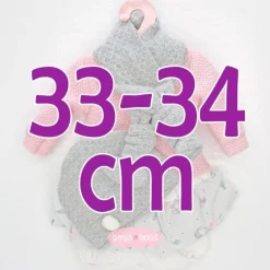 Tenue pour poupée Antonio Juan 33-34 cm - Ensemble ballerine avec écharpe et bonnet
