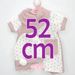 Tenue pour poupée Antonio Juan 52 cm - Collection Mi Primer Reborn - Ensemble à pois avec chapeau