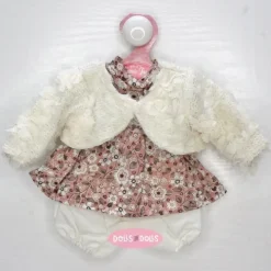 Tenue pour poupée Antonio Juan 33-34 cm - Robe fleurie avec veste