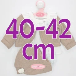 Tenue pour poupée Antonio Juan 40-42 cm - Ensemble de petits animaux avec veste et chapeau