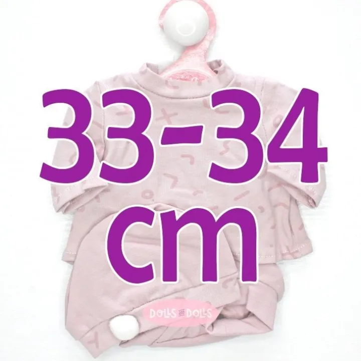 Tenue pour poupée Antonio Juan 33-34 cm - Set lilas avec capuchon