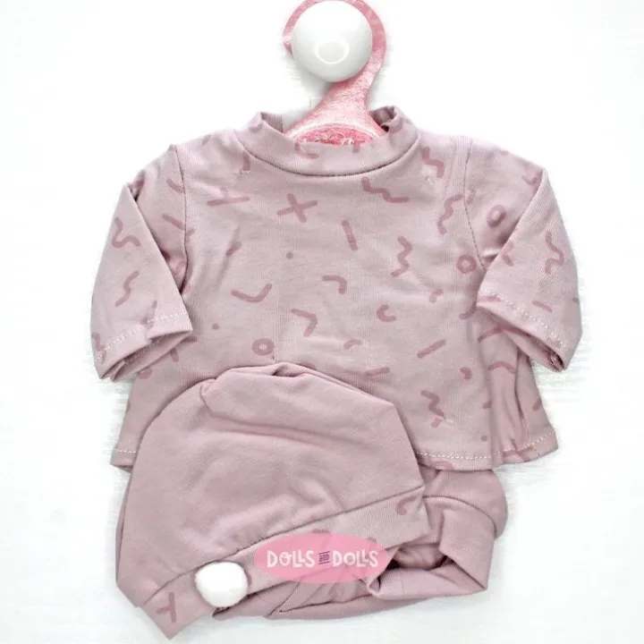Tenue pour poupée Antonio Juan 33-34 cm - Set lilas avec capuchon