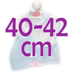 Tenue pour poupée Antonio Juan 40-42 cm - Jeu de flèches avec chapeau bleu clair