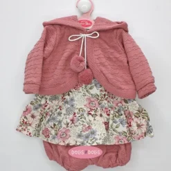 Tenue pour poupée Antonio Juan 52 cm - Collection Mi Primer Reborn - Robe fleurie avec veste