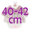 Tenue pour poupée Antonio Juan 40-42 cm - Robe florale et veste en laine