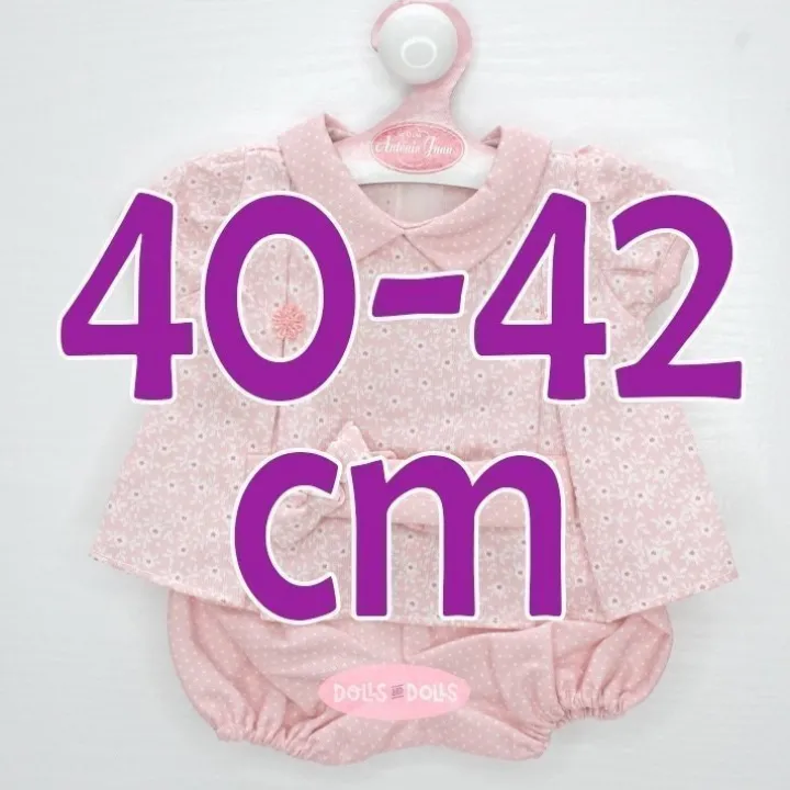 Tenue pour poupée Antonio Juan 40-42 cm - Robe à fleurs avec bandeau