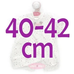 Tenue pour poupée Antonio Juan 40-42 cm - Pyjama à pois