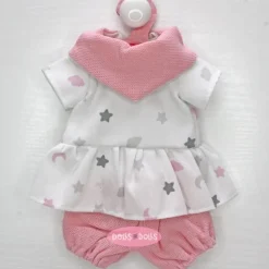 Tenue pour poupée Antonio Juan 33-34 cm - Ensemble d'étoiles avec foulard