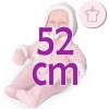 Tenue pour poupée Antonio Juan 52 cm - Collection Mi Primer Reborn - Combinaison rose avec capuche et moufles