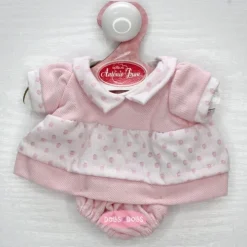Tenue pour poupée Antonio Juan 26-27 cm - Robe rose à pois