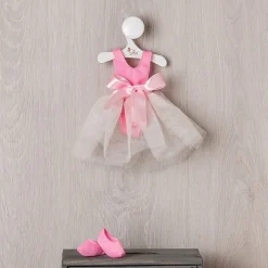 Tenue pour poupée Así 40 cm - Ensemble de ballet rose et beige pour poupée Sabrina