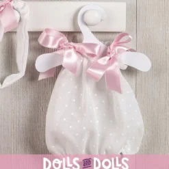 Tenue pour poupée Así 43 cm - Barboteuse avec couverture datcha rose pour María