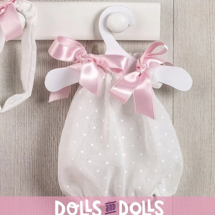 Tenue pour poupée Así 43 cm - Barboteuse avec couverture datcha rose pour María