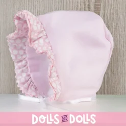 Tenue pour poupée Así 43 cm - Robe rose piqué avec cercles blancs pour poupée María