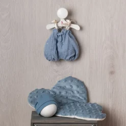 Tenue pour poupée Así 28 cm - Barboteuse bleue avec coussin en forme de nuage bleu pour poupée Gordi