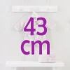 Tenue pour poupée Así 43 cm - Tenue en velours vieux rose pour poupée María