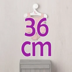 Tenue pour poupée Así 36 cm - Sous-vêtements en maille rose pour poupée Alex