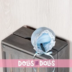 Tenue pour poupée Así 36 cm - Ensemble caraco et pololo en maille bleu clair pour poupée Koke