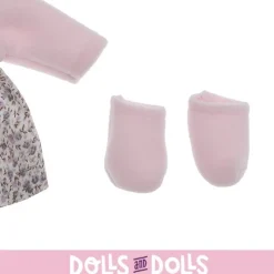 Tenue pour poupée Así 36 cm - Robe imprimée fleurie avec veste rose pour Guille