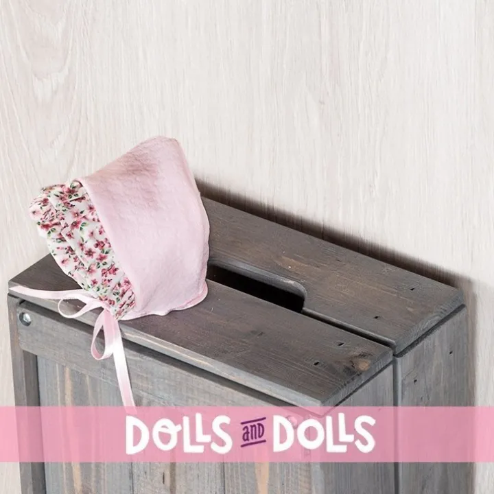 Tenue pour poupée Así 36 cm - Ensemble caraco et bloomer en maille rose pour poupée Koke