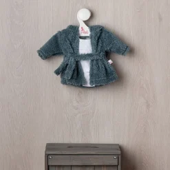 Tenue pour poupée Así 36 cm - Peignoir bleu avec sous-vêtements blancs pour poupée Alex