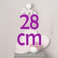 Tenue pour poupée Así 28 cm - Barboteuse rose avec coussin en forme de nuage rose pour poupée Gordi