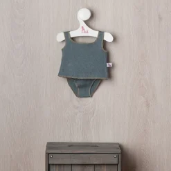 Tenue pour poupée Así 36 cm - Sous-vêtements tricotés bleus pour poupée Alex