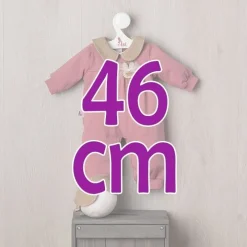 Tenue pour poupée Así 46 cm - Pyjama rose avec masque pour poupée Leo