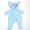 Tenue pour poupée Berenguer Boutique 35-40 cm - Pyjama éléphant bleu