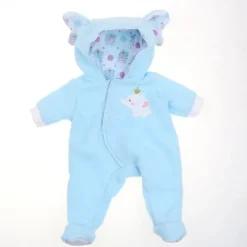 Tenue pour poupée Berenguer Boutique 35-40 cm - Pyjama éléphant bleu