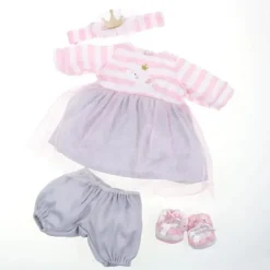 Tenue pour poupée Berenguer Boutique 35-40 cm - Robe rose avec jupe en tulle