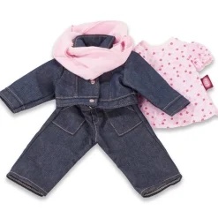 Tenue pour poupée Götz 45-50 cm - Combo Jeans & Flower