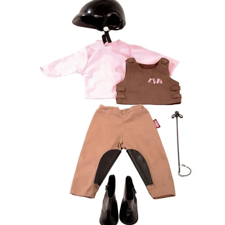 Tenue pour poupée Götz 45-50 cm - Ensemble amusant d'équitation