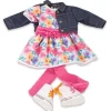 Tenue pour poupée Götz 45-50 cm - Combo Happy Flower