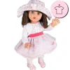Tenue pour poupée Mariquita Pérez 50 cm - Robe à fleurs roses