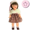 Tenue pour poupée Mariquita Pérez 50 cm - Robe marron à fleurs