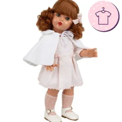 Tenue pour poupée Mariquita Pérez 50 cm - Robe en couches et en tricot