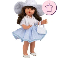 Tenue pour poupée Mariquita Pérez 50 cm - Ensemble de jupes bleues