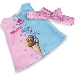 Tenue pour poupée Nenuco 35 cm - Robe d'été avec serre-tête