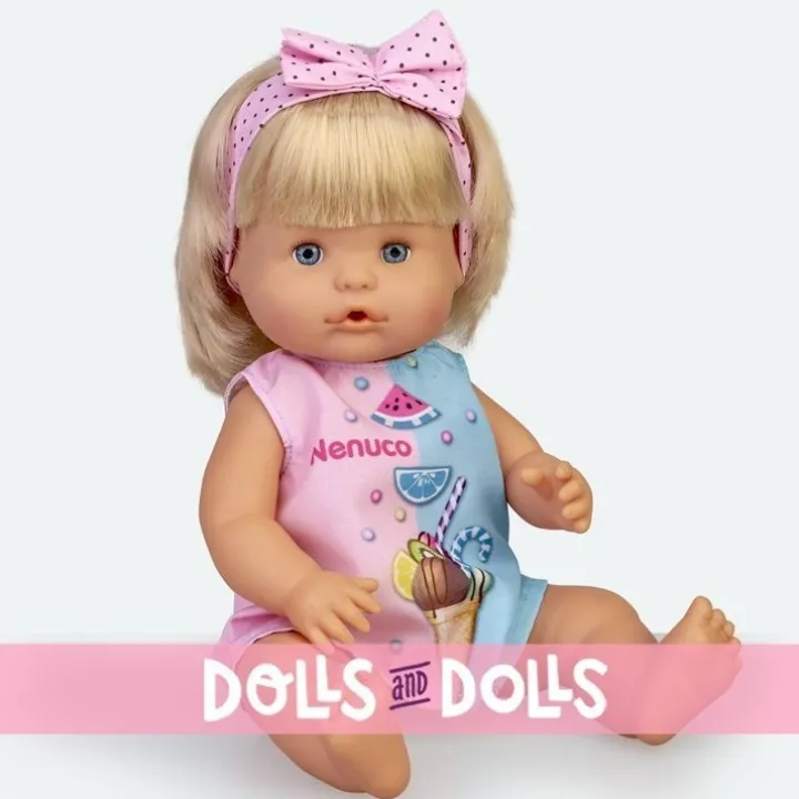 Tenue pour poupée Nenuco 35 cm - Robe d'été avec serre-tête