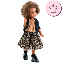 Tenue pour poupée Paola Reina 32 cm - Las Amigas - Ensemble Nora "Animal Print"