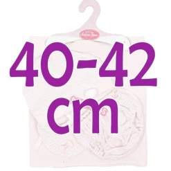 Vêtements pour poupée Antonio Juan 40-42 cm - Ensemble rose avec couverture, culotte, chapeau et bavoir