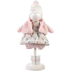 Vêtements pour poupées Llorens 38 cm - Robe à motifs de ballons, veste, chapeau et chaussettes